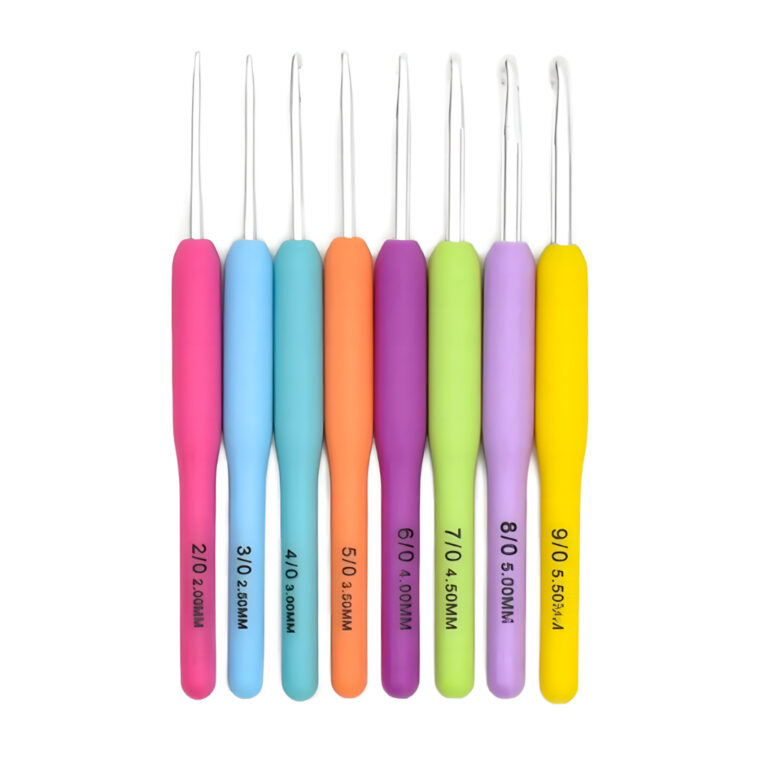 Agulhas Crochê Kit 8 Unidades – Cabo Ergon