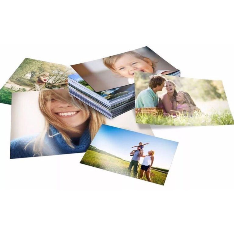 Papel Fotográfico A4 180g Glossy Branco Brilhante