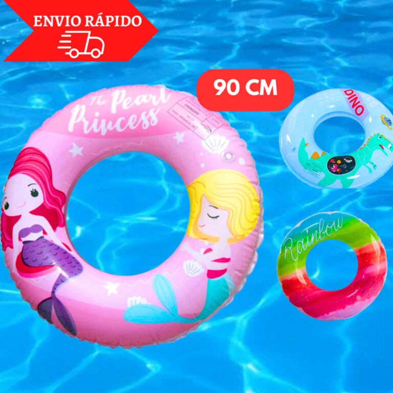 Boia 90Cm Circular Redonda Cintura Inflável PVC P