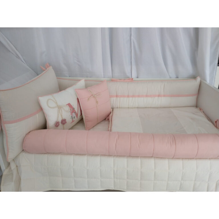 Kit Berço Americano Menina Bita Rose Blush 11 Pe