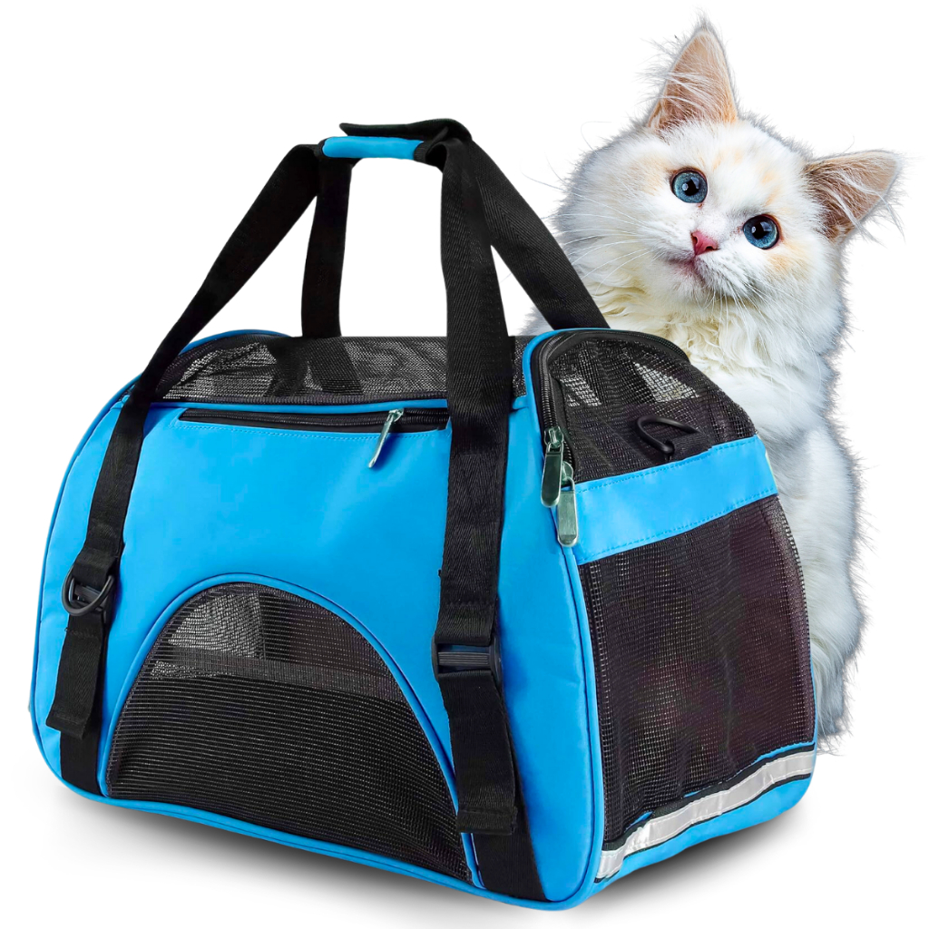 Bolsa Canguru Pet Transporte Cães Gatos Pequeno Porte Passeio Viagem Confortável Uso Versátil