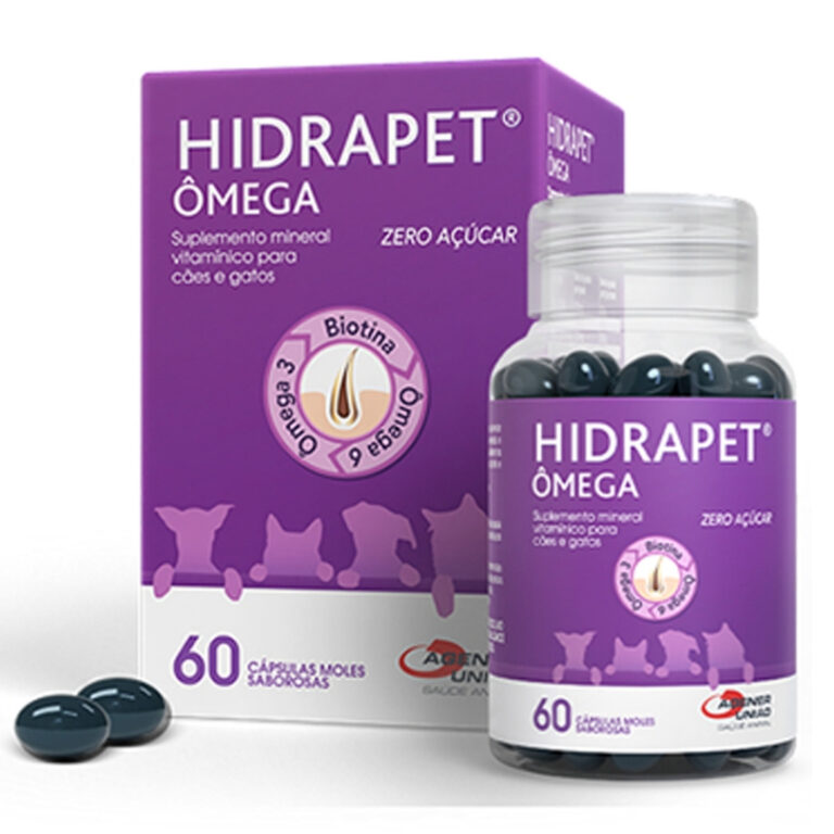Hidrapet Ômega Suplemento Vitamínico Para Cães 
