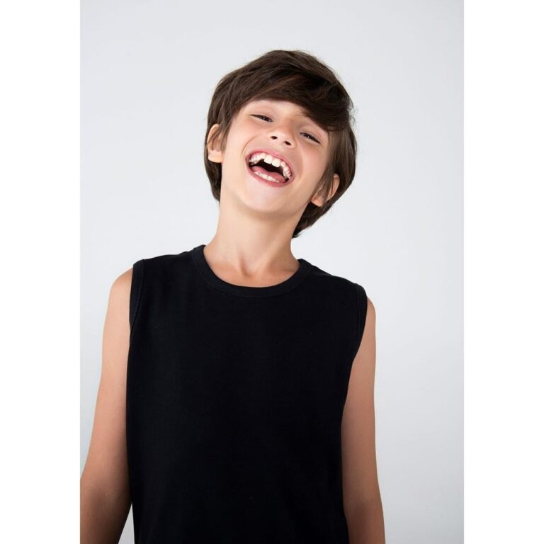 Regata Básica Infantil Menino Modelagem Tradicion