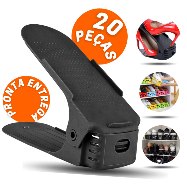 Kit 20 Organizador De Sapatos Saltos e Tênis Com 