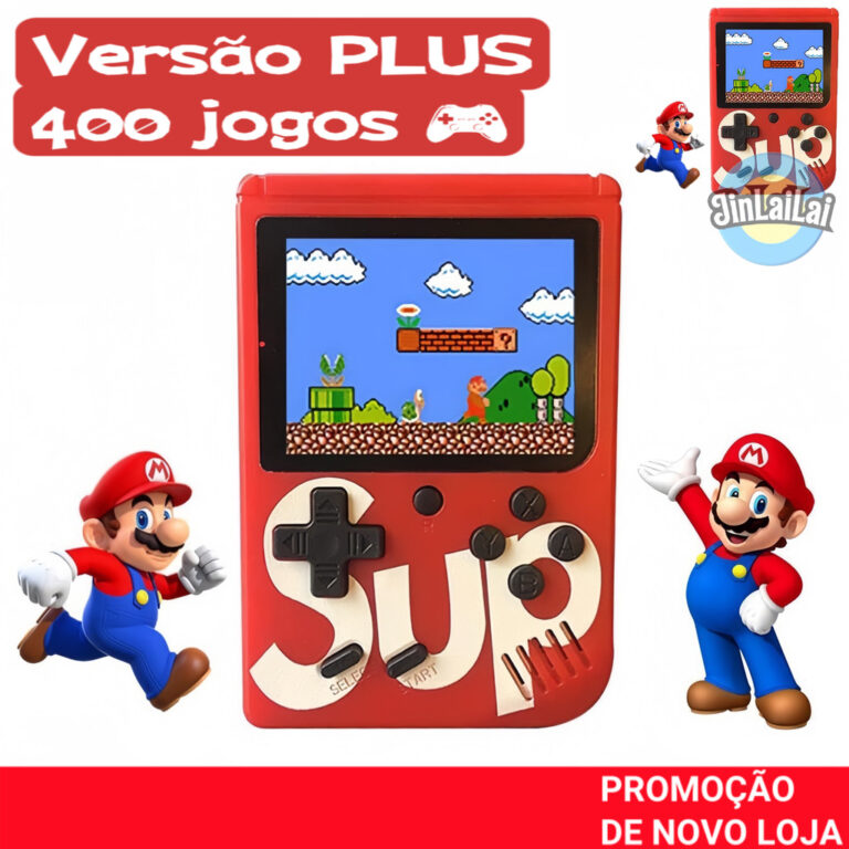Joguinho Mini Sup Game Retro 400 jogos Nintendo V