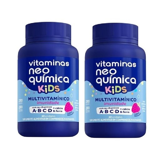 Kit 2 Vitamina Kids 60 Cápsulas – Neo Quím