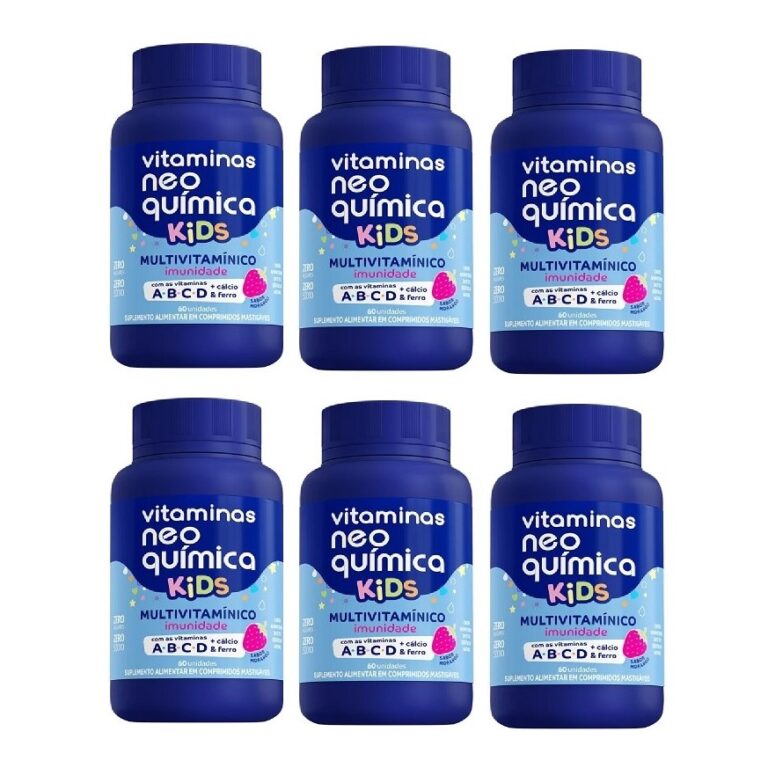 Kit 6 Vitamina Kids 60 Cápsulas – Neo Quím