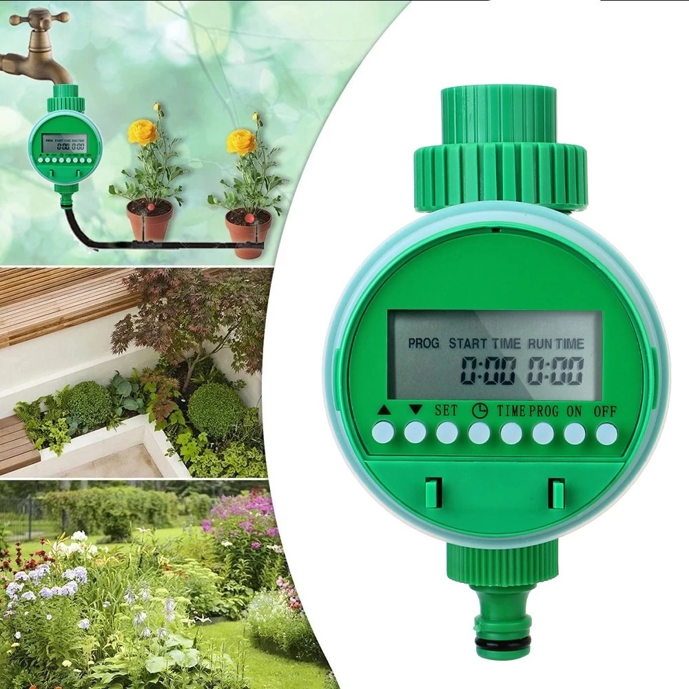 Temporizador de Irrigação de Jardim Programável Automático Controlador Válvula De Inteligência-  Ofe