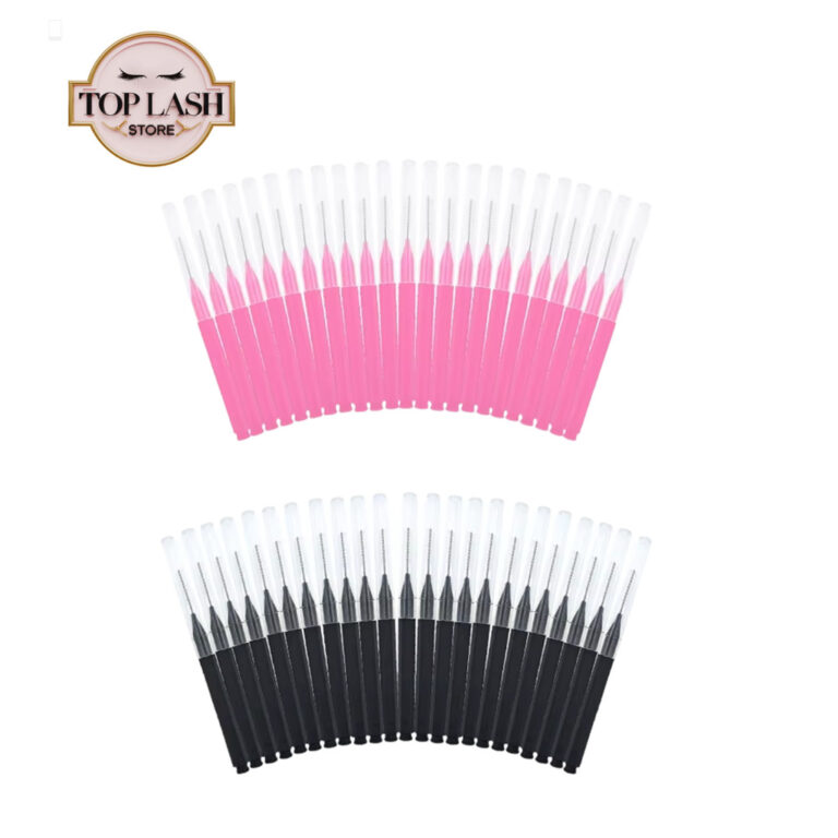 Kit (50 Unidades) Mini Escovas para Lash Lifting e