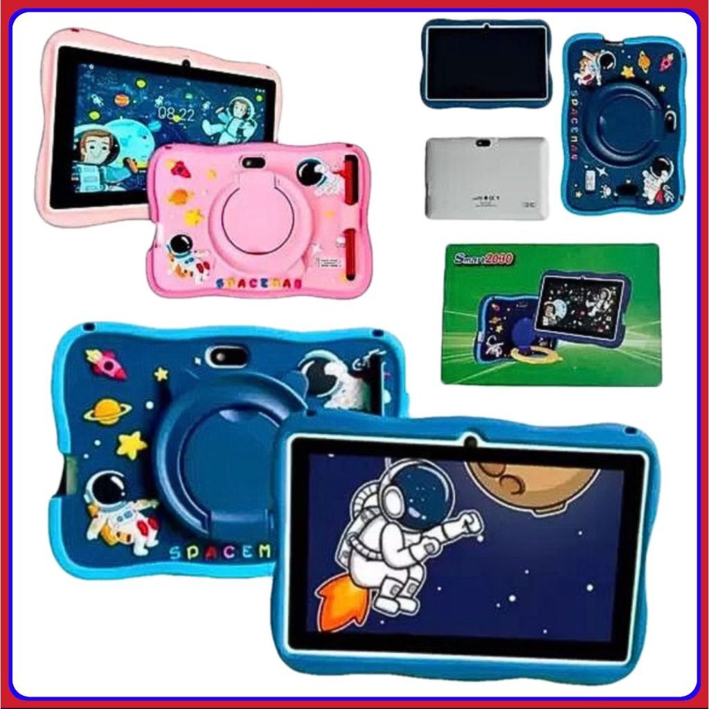 Tablet Kids Infantil Astronauta Android 13 Wifi Bluetooth Capa Antiqueda 7 Polegadas  Caneta control