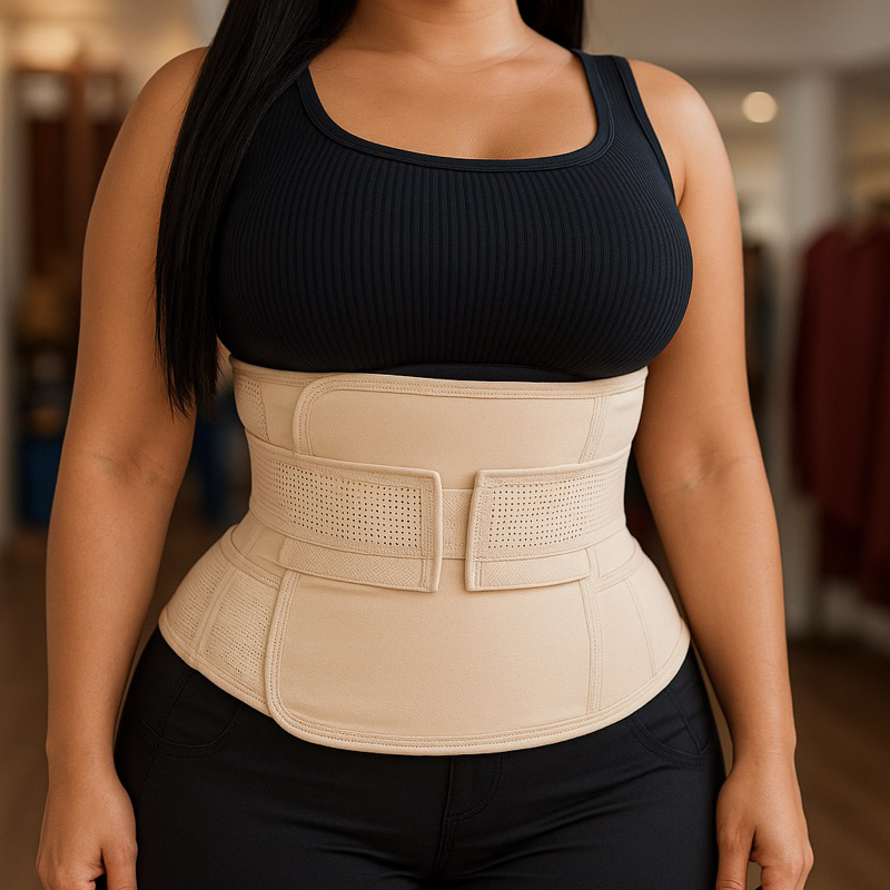 Cinta Modeladora Pós-Parto e Redutora de Barriga | Suporte Abdominal | Alta Compressão | Modela a Ci