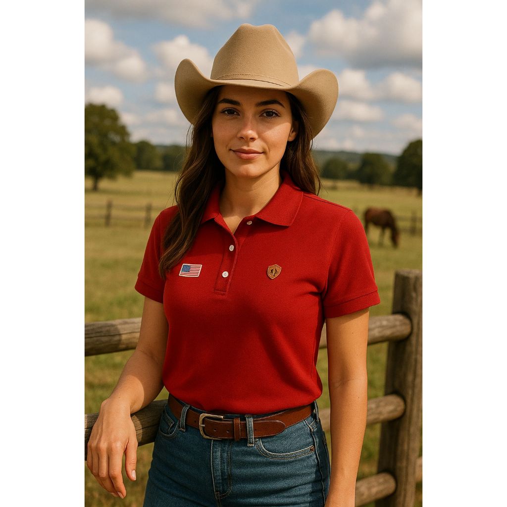 Blusa Camiseta Gola Polo Feminina Básica Casual Premium Estilo Country