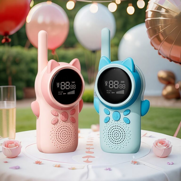 Kit 2 Walkie Talkie Infantil 3km, Rádio Transcept