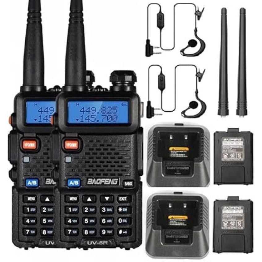 Radio Comunicador Longo Alcance Walk Talkie Rádio Baofeng UV 5R