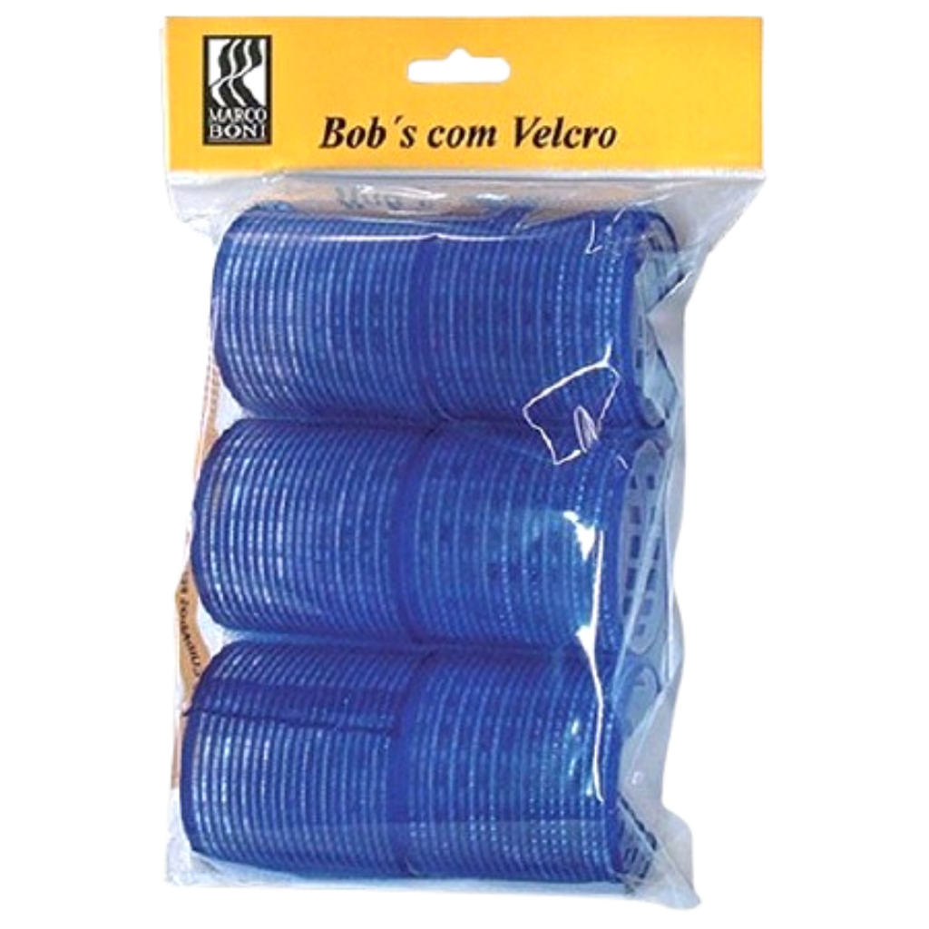 Kit 06 Bobs De Cabelo Autoaderente Extra Grande Com Velcro Curl Cachos 4317 – Marco Boni