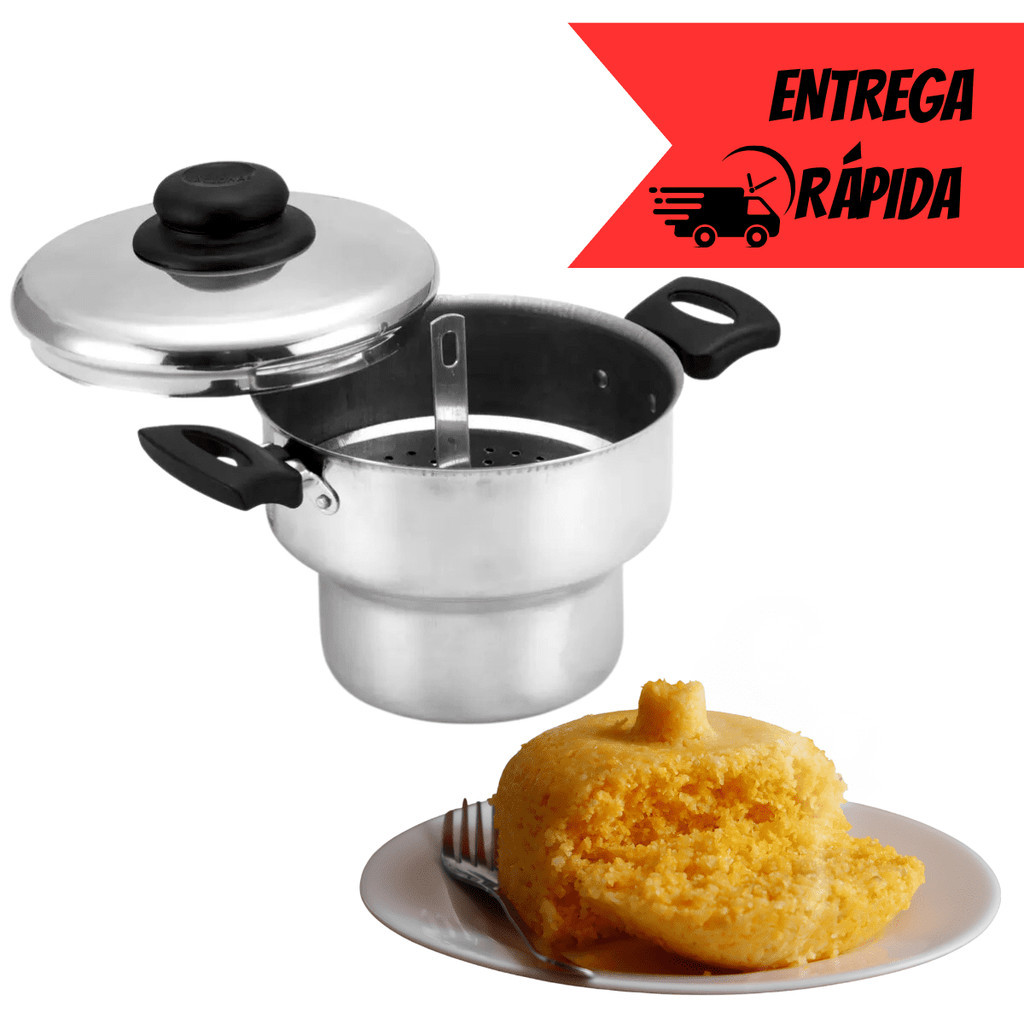 Panela Cuscuzeira Aluminio Tam 18 Nordestino Paulista 2,9L