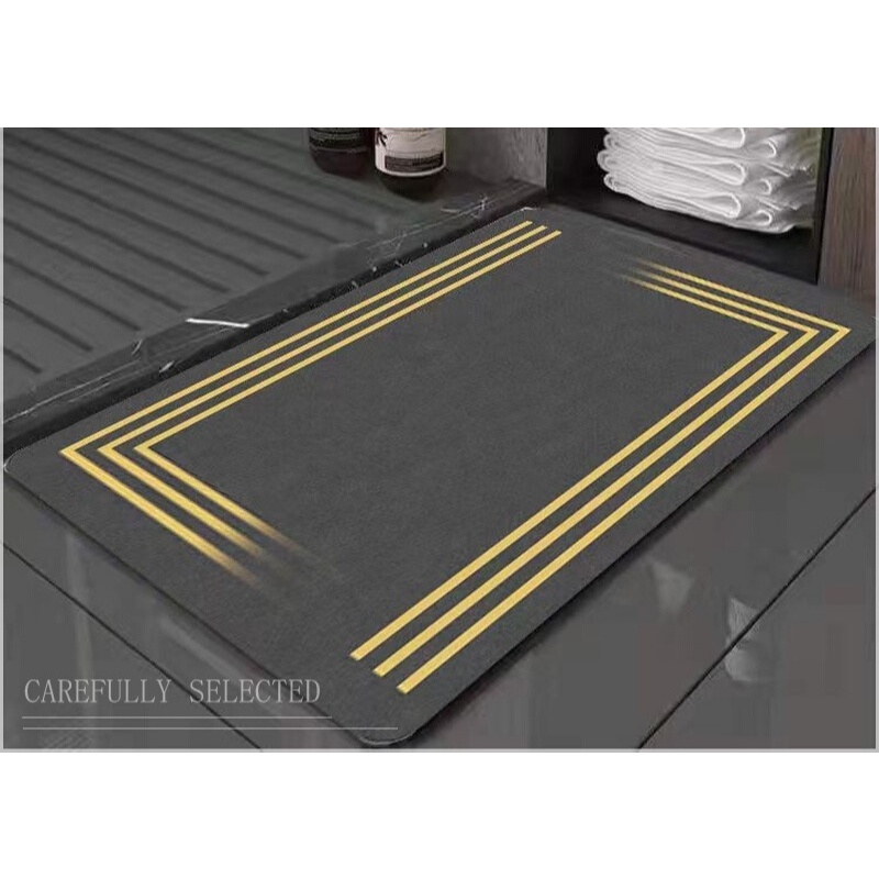 Tapete Pelúcia absorvente de água, absorvente de óleo e de secagem rápida