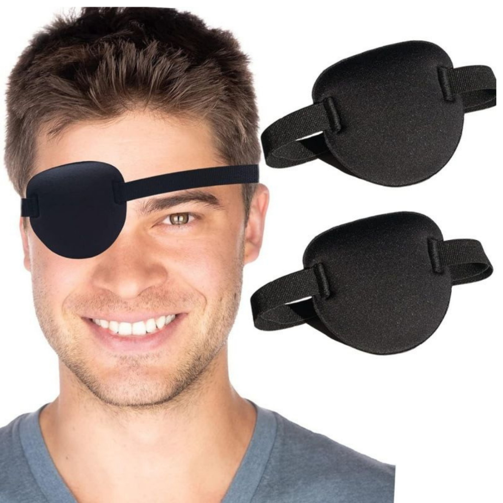Oclusor Tampão Estrabismo Ambliopia Catarata Tapa Olho Pirata Óculos