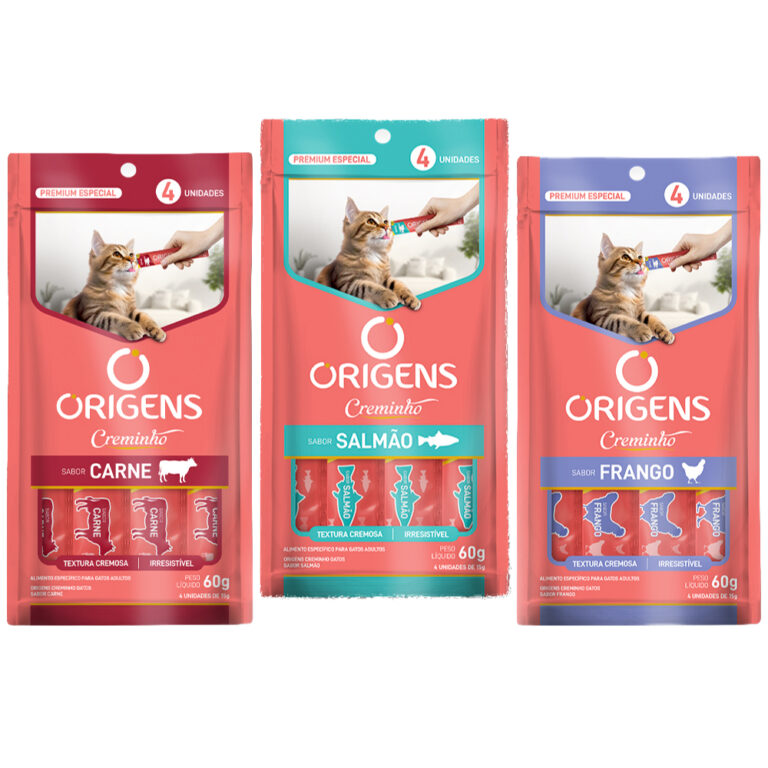 Petisco para Gatos Origens Creminho tipo truly Chu