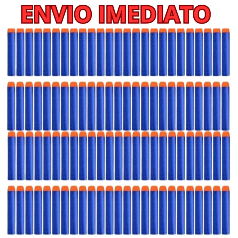 Kit 60 Refil de Dardos Estilo Nerf para Lançador,