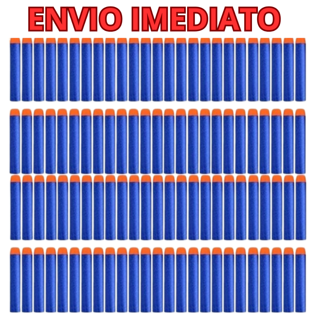 Kit Refil de Dardos Estilo Nerf para Lançador, Munição Balas Estilo Nerf em Espuma