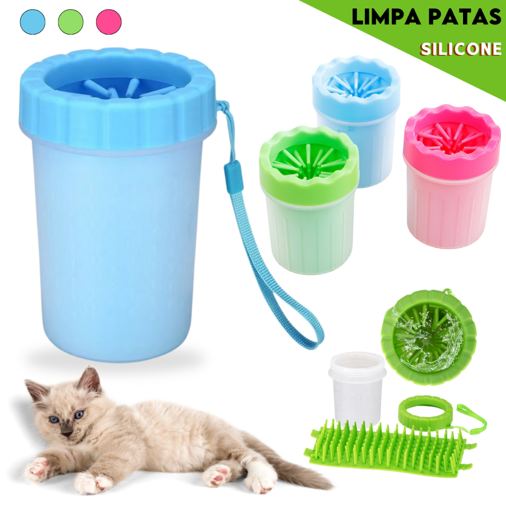 Limpa Patas Para Cães Em Silicone Copo Limpador Banho Lava Pata – Nosso Lar