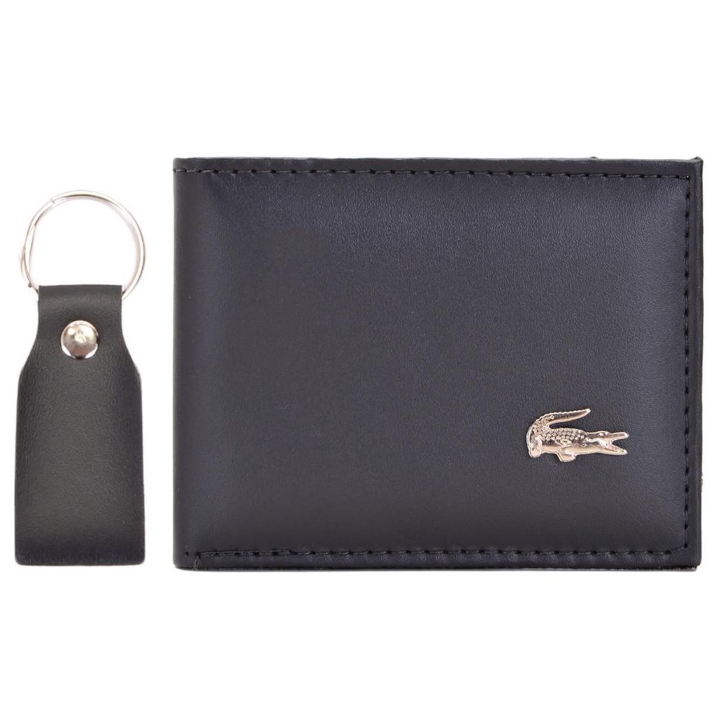 Carteira de couro porta cartao slim masculina metal na caixinha