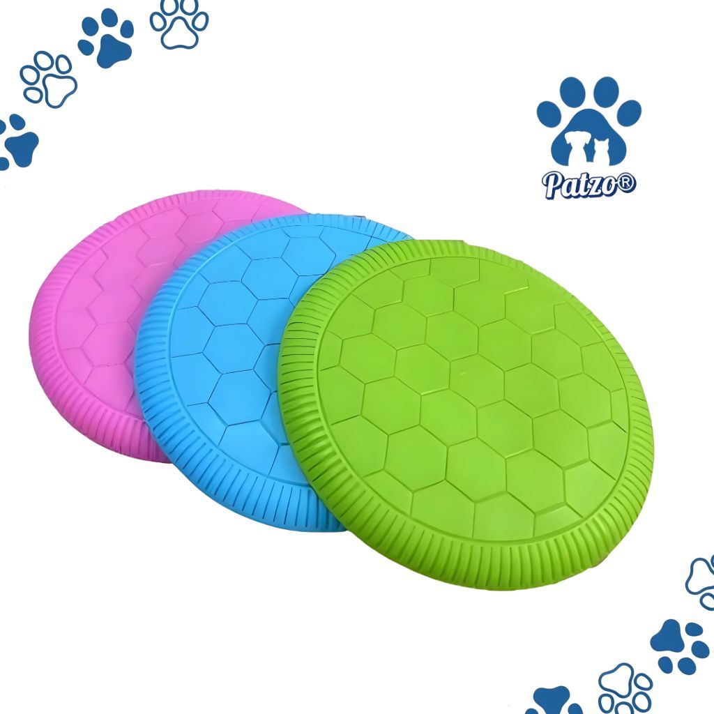 Frisbee de Silicone Super Flexível  Diversão Garantida para Cães e Crianças | Resistente, Seguro e I