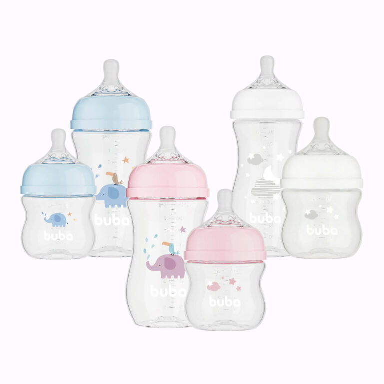 Kit 2 Mamadeira Infantil Buba 120ml 270ml Anticól