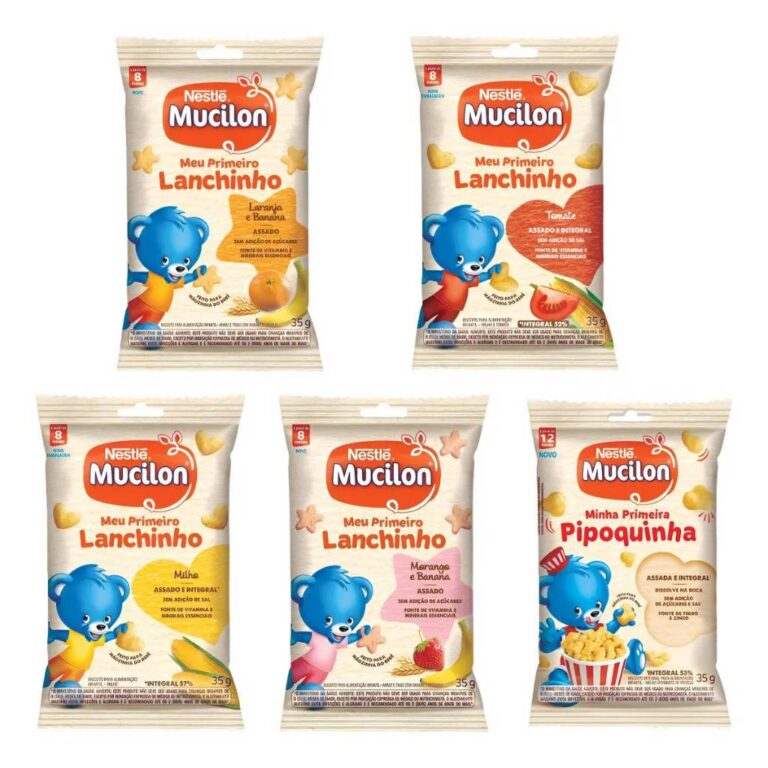 5 Mucilon Meu Primeiro Lanchinho Sabor Variado (so