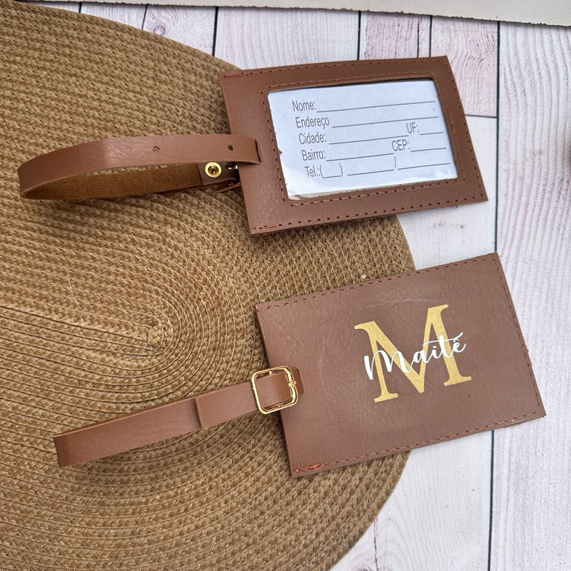 Tag Para Mala Bolsas Com Identificação + Personalização Chaveiro de Mala-Identificador de Mala