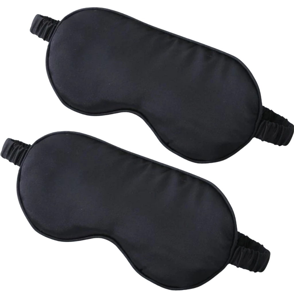 Máscara de olho de poliéster para dormir, máscara de olhos portátil para dormir