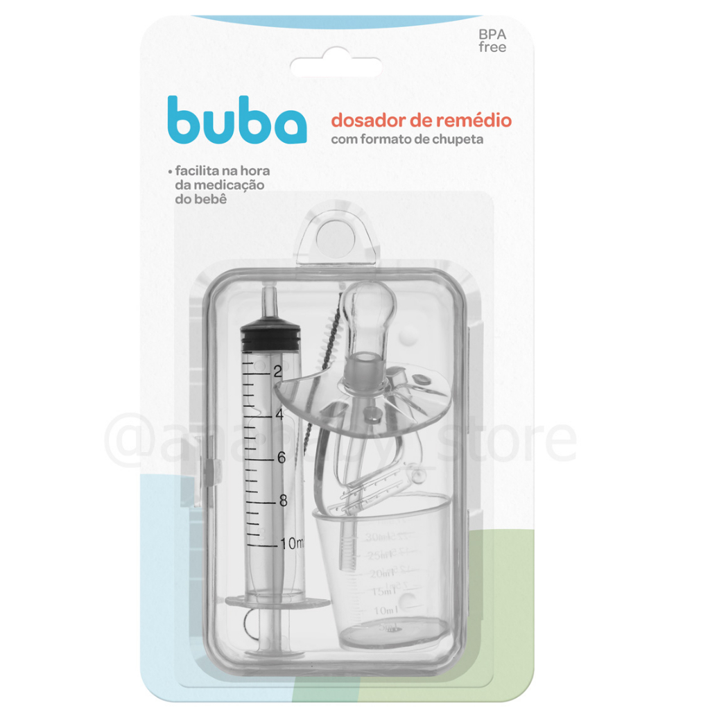 Dosador De Remédio Em Formato De Chupeta Buba Bebê Infantil