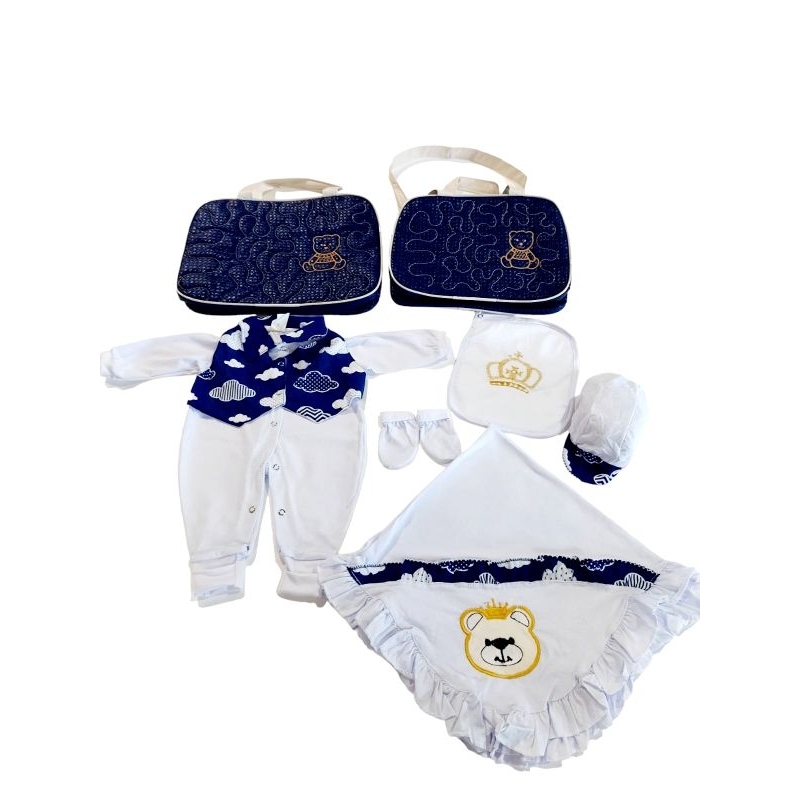kit saida maternidade menino kit bolsa maternidade menino