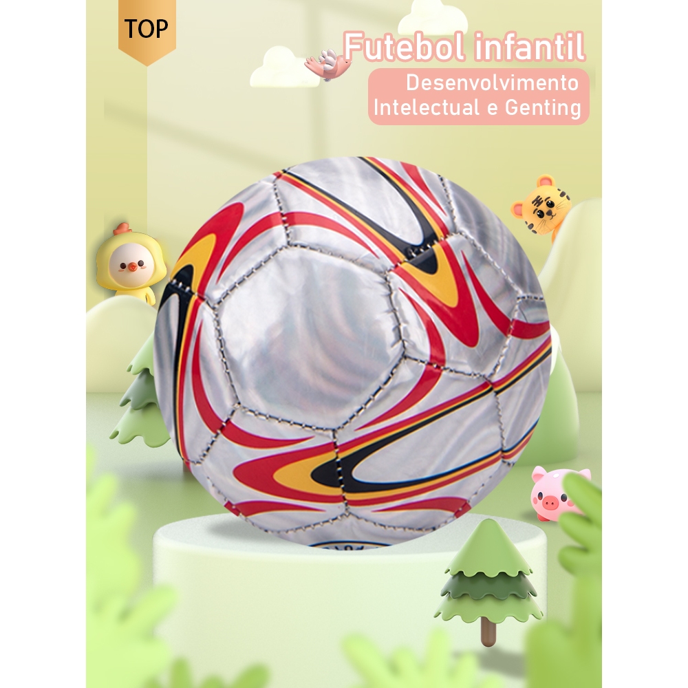 [Cupom de frete para 2 peças ou mais]Bola de futebol tamanho 2/ Futebol infantil / Futebol a laser/b
