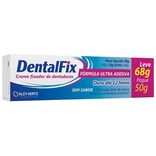 Dentalfix – 68g Fixador De Dentadura -sem Sa