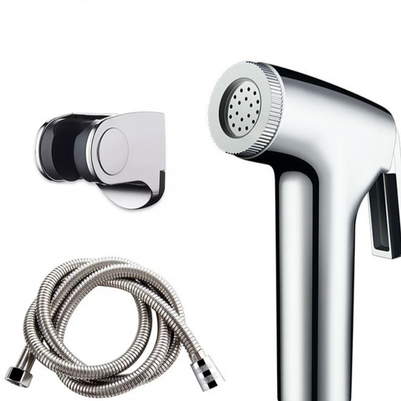 Ducha Higiênica / Mangueira Para Banheiro Completa Luxo Inox núcleo da válvula de cobre 1,2m Chuveir