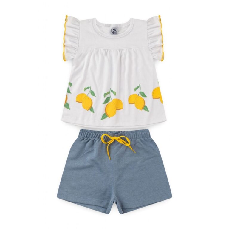 Conjunto Infantil Feminino Shiny Lemons