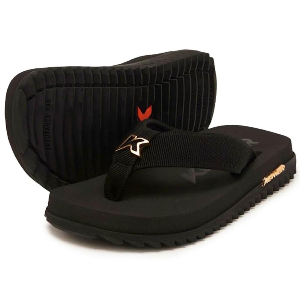 Chinelo Infantil Kenner Kivah Cushy Kids TKS – Preto