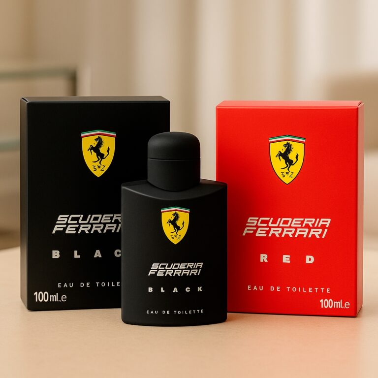Kit até 2 Perfumes Ferrari Black e Ferrari Red Ma