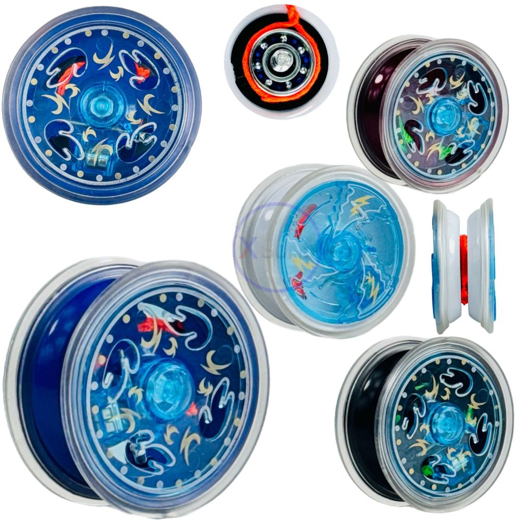 Ioiô Com Luz Led Com Rolamento Para Manobra Infantil (io-io, yo-yo, ioio)