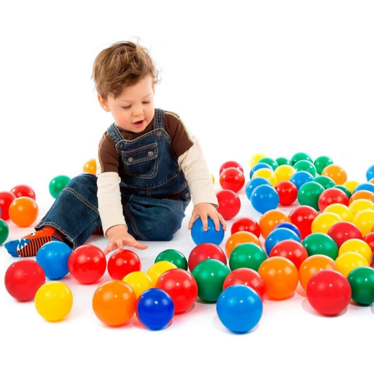 Kit Pacote 50 Bolinhas Coloridas Infantil Para Pis