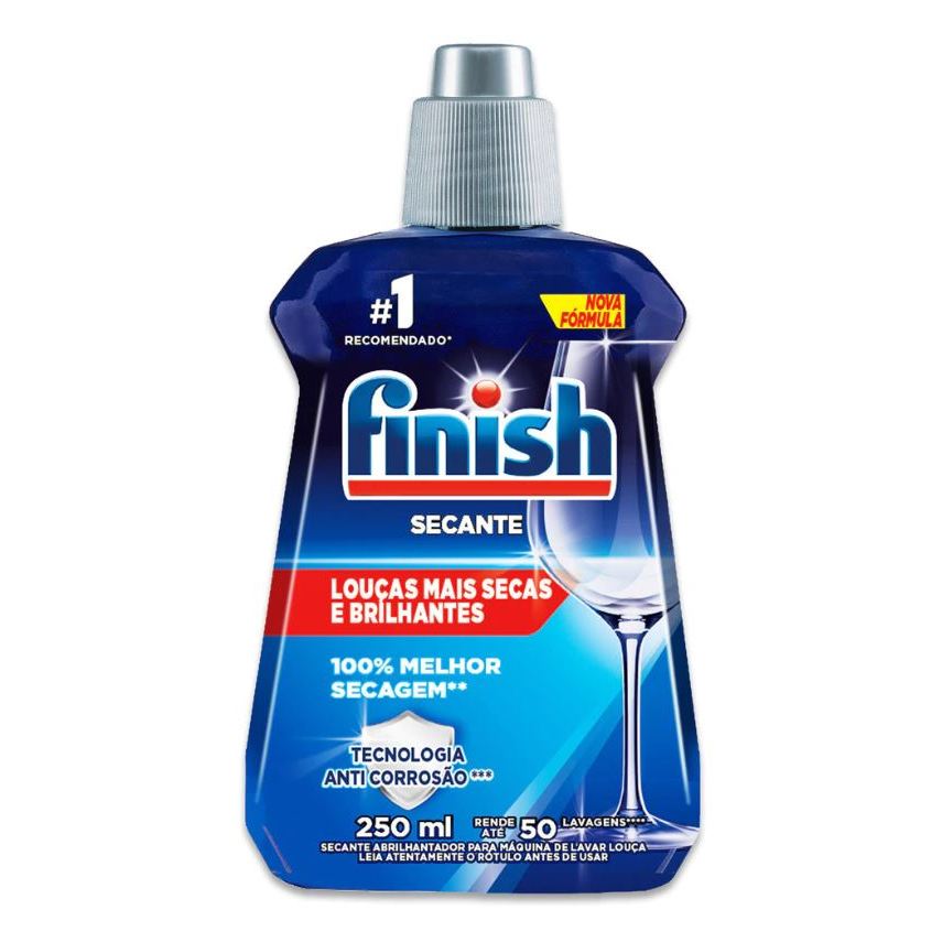 Secante Abrilhantador Máquina Lavar Louças Finish 250Ml