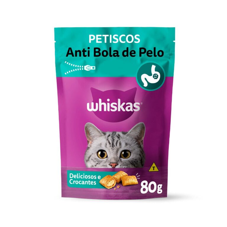 Petisco Whiskas Temptations Anti Bola De Pelo Gato
