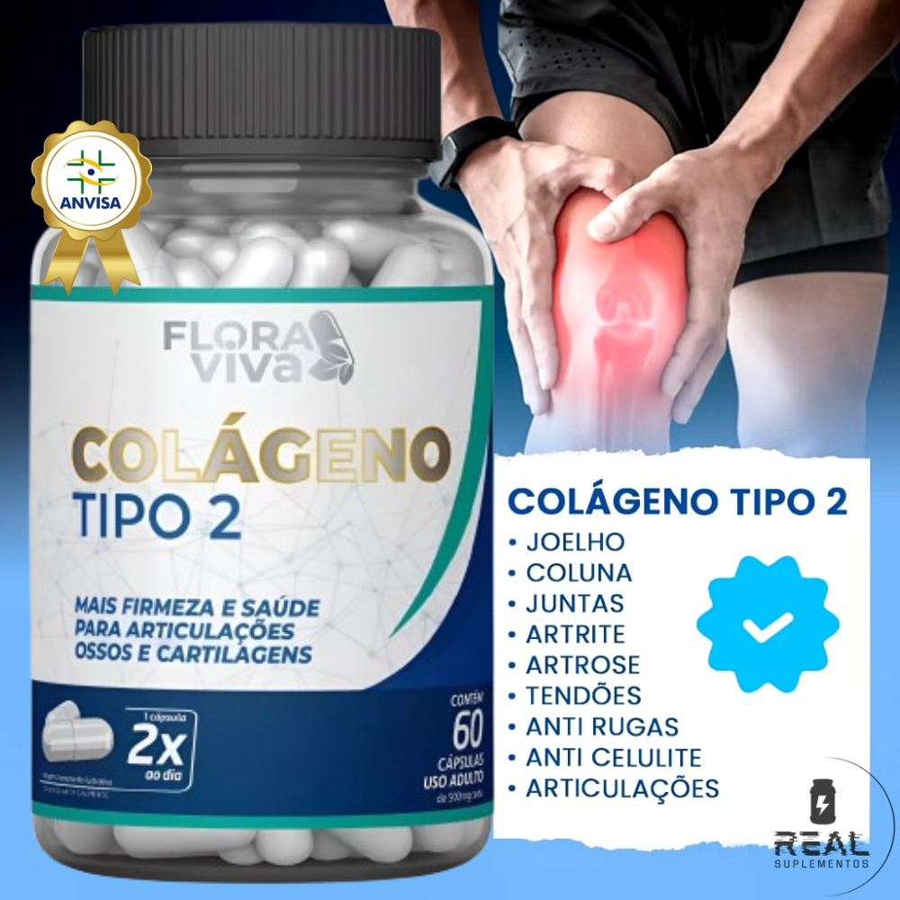 Colágeno Tipo 2 – Articulações Fortes, Pele Firme e Cartilagens Saudáveis | Original