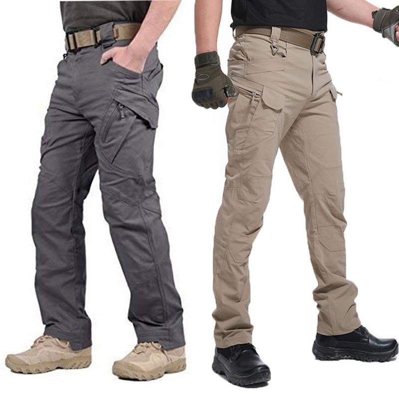 Calça Cargo Masculina Tática Militares À Prova Dágua Rip Stop Resistente Exército Usuários Fora De E