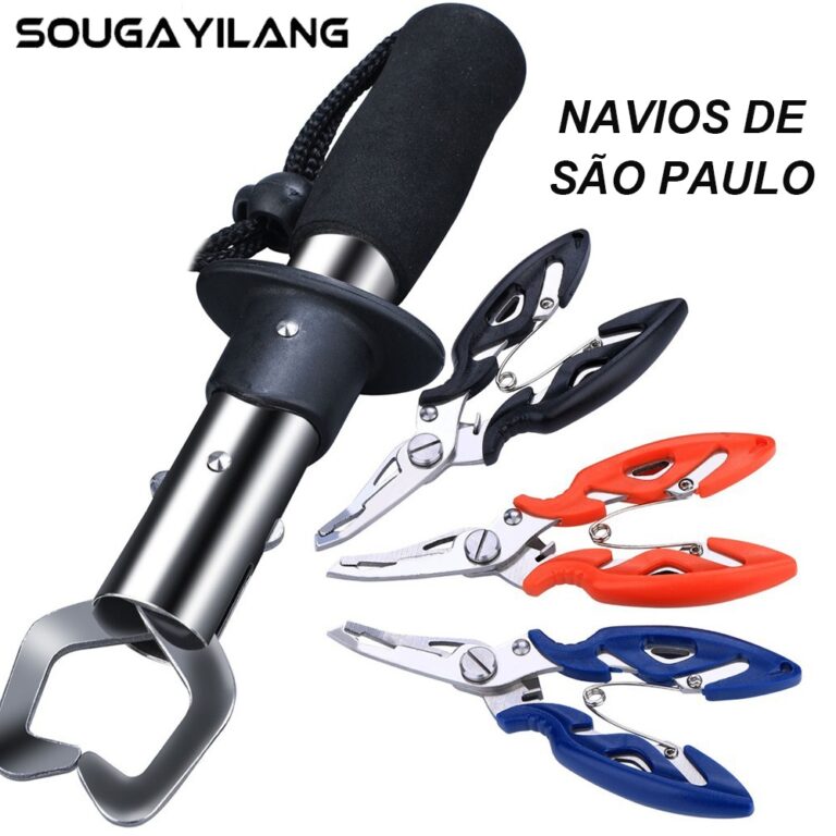 Sougayilang 3 cores alicate de isca de alta qualid