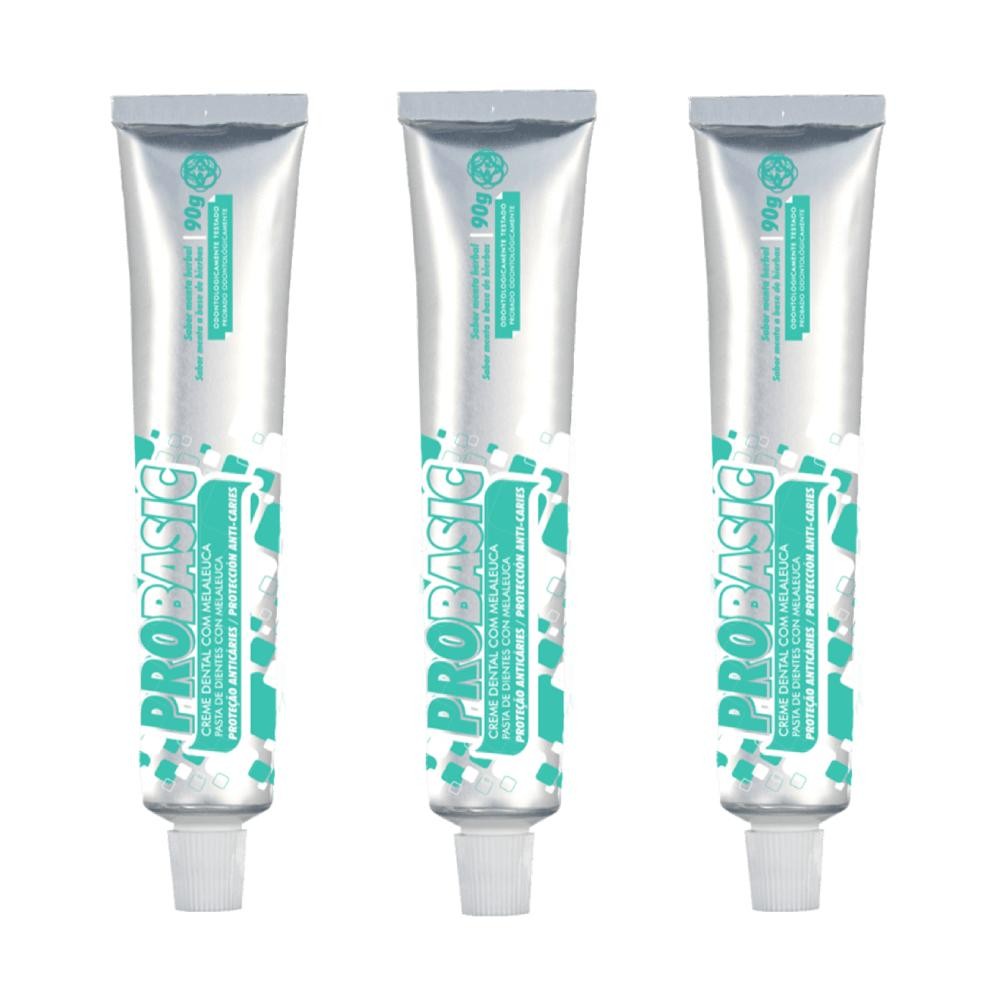 Kit 3 Gel Dental Pró Basic Hinode 90gr