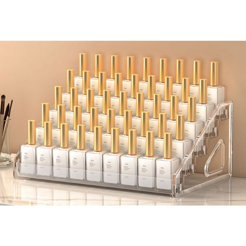 Organizador Expositor Esmaltes Acrílico Suporte Maquiagem 5 Prateleiras Luxo Manicure Pronto Entrega