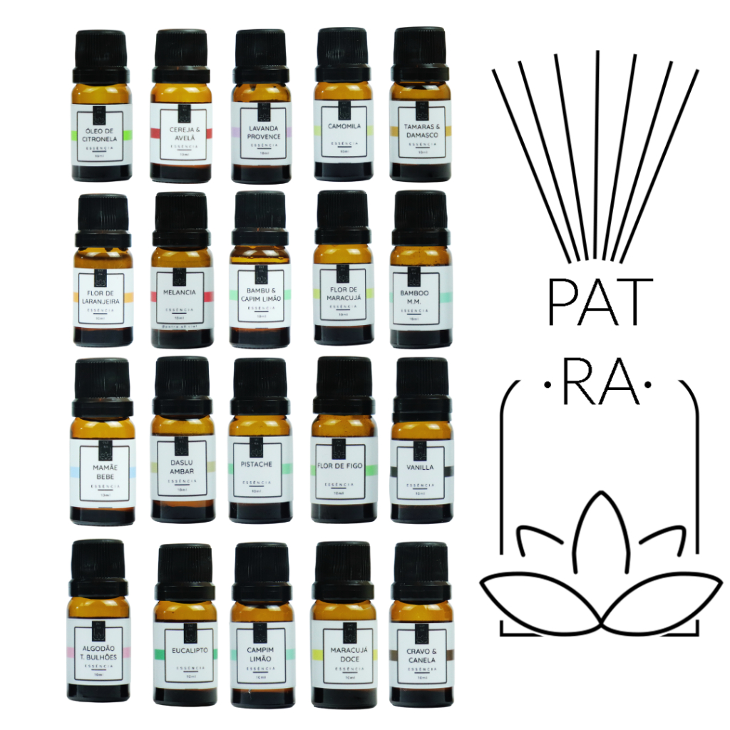Essência para aromatizador difusor elétrico para Ambientes 10ml – Aromatizante, aromas e fragâncias